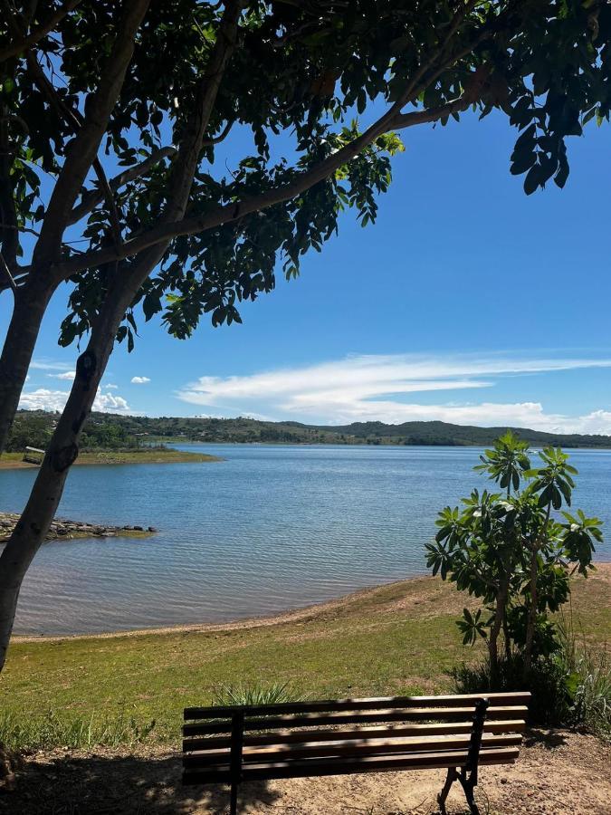 Chale Mirante, Piscina, Cachoeira, Lago E Vista Espetacular Alexânia Kültér fotó