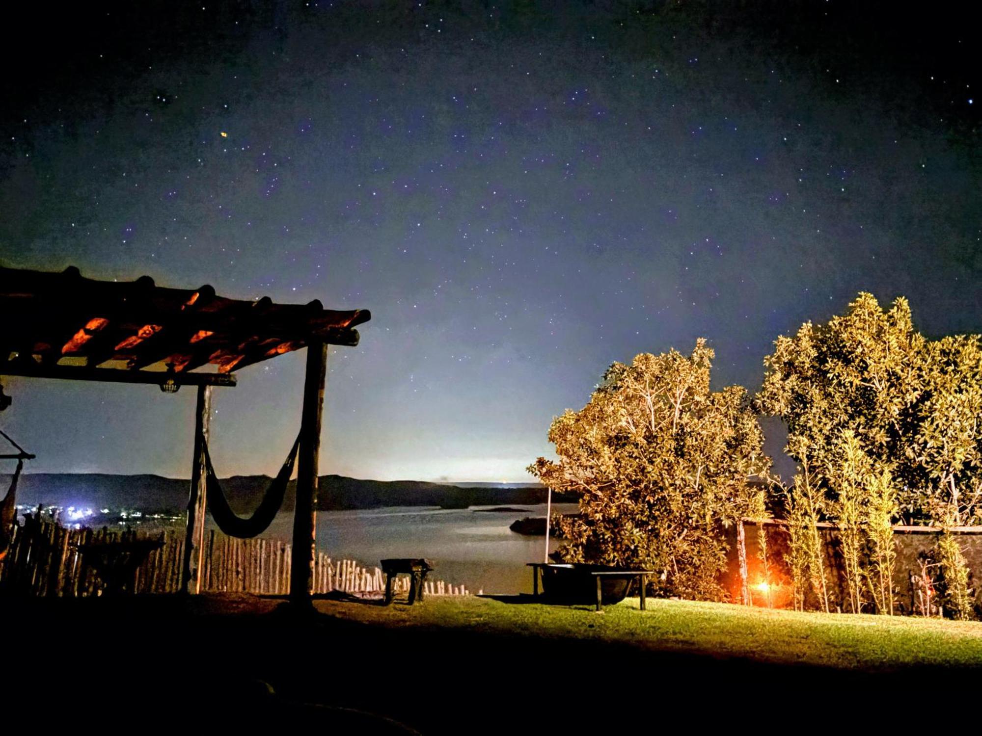 Chale Mirante, Piscina, Cachoeira, Lago E Vista Espetacular Alexânia Kültér fotó